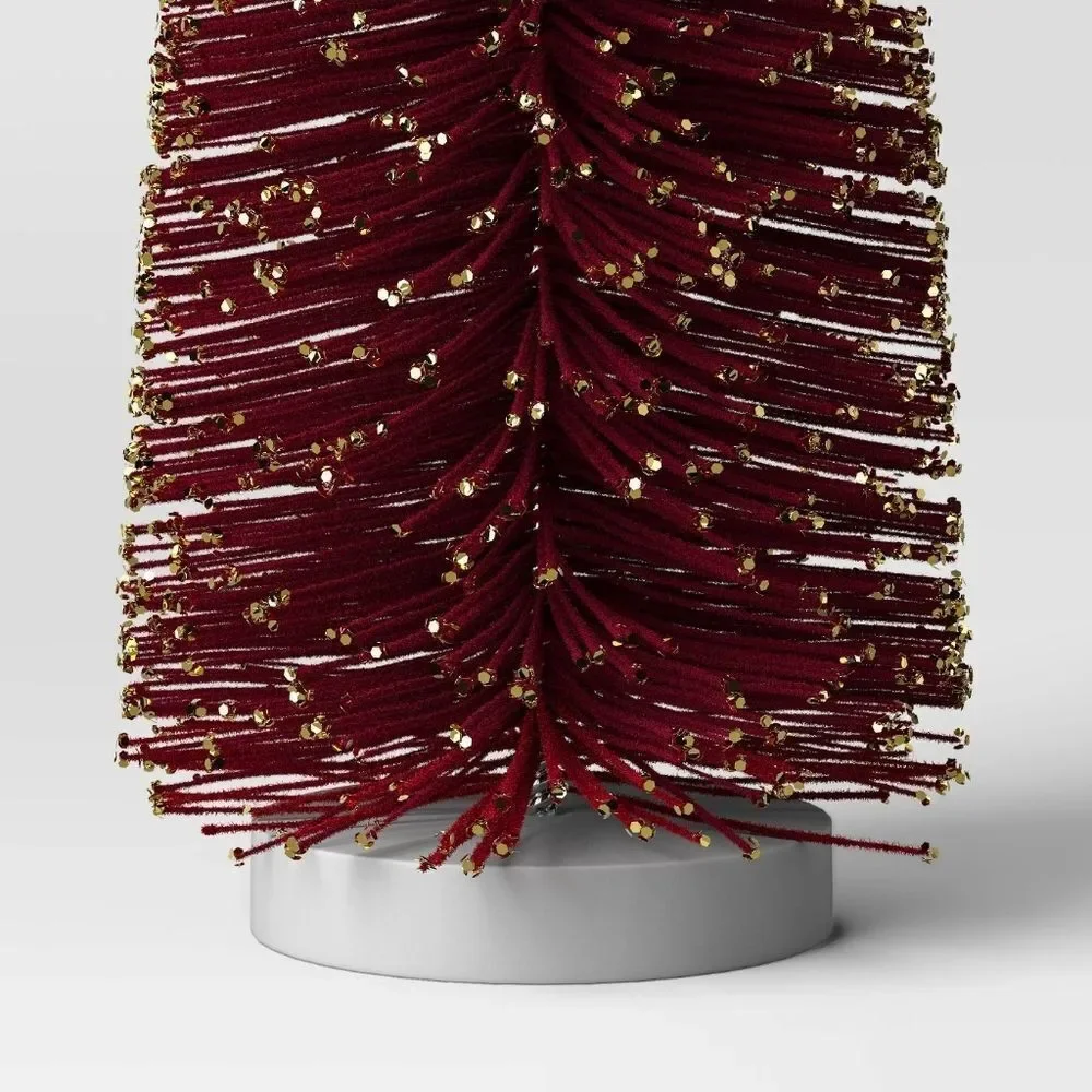 NWT Wondershop Target 2025 Large Christmas Bottle Brush Tree Sculpture 36